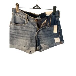 Old Navy Denim Shorts NWT Cuffed Hem Casual Everyday Blue Jean Shorts Size‎ 0